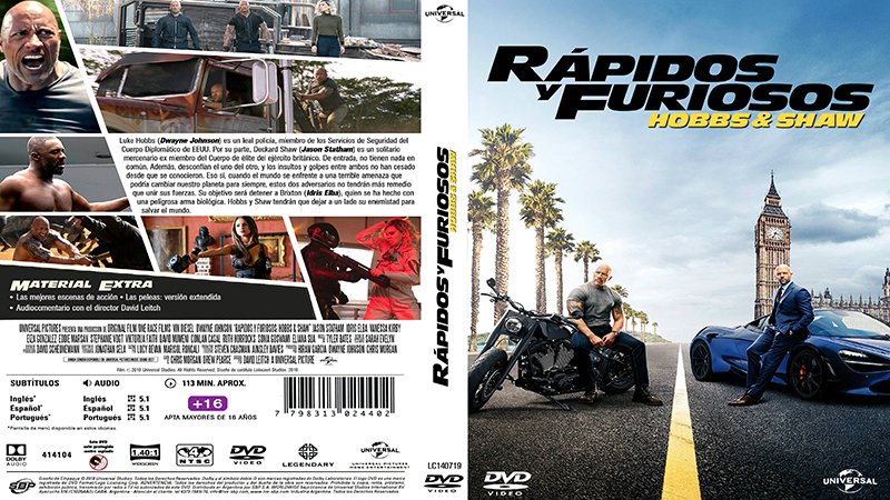Rapido Y Furiosos Hobbs & Shaw 2019